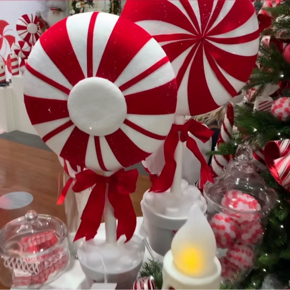 Raz imports performing decor trees, set of two